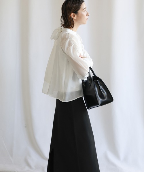 select MOCA（セレクトモカ）の「【セレモニー】ニットタイトスカート（スカート・レディース・ベージュ/ブラック/ネイビー・MEDIUM/LARGE）」の18枚目の写真
