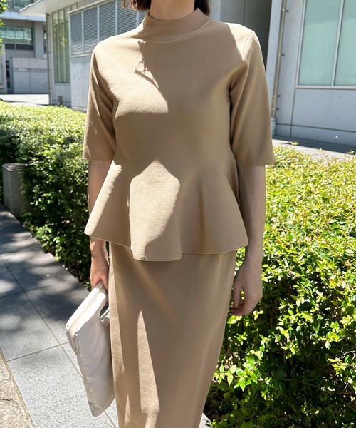 select MOCA（セレクトモカ）の「【セレモニー】ニットタイトスカート（スカート・レディース・ベージュ/ブラック/ネイビー・MEDIUM/LARGE）」の14枚目の写真