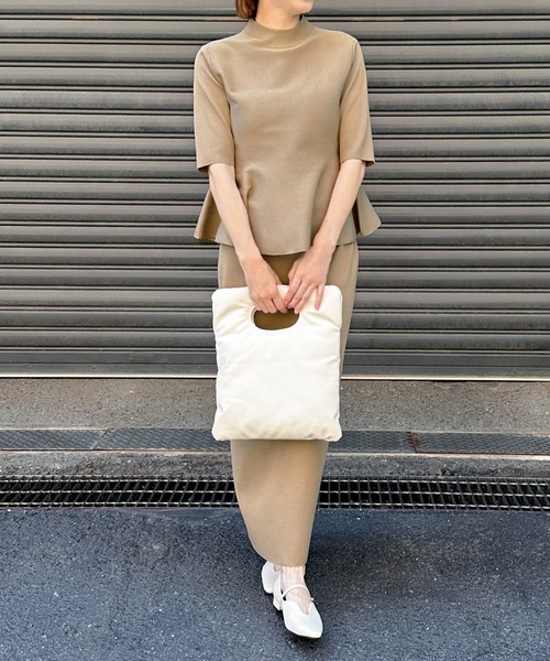 select MOCA（セレクトモカ）の「【セレモニー】ニットタイトスカート（スカート・レディース・ベージュ/ブラック/ネイビー・MEDIUM/LARGE）」の15枚目の写真