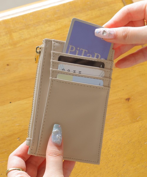 ALTROSE（アルトローズ）の「ミニ財布 カードケース フラグメントケース ロージア（カードケース・レディース・ピンク/アイボリー/ブラック/グレイッシュベージュ/ブルー/ライトグリーン/グレー/ライトイエロー・FREE）」の21枚目の写真
