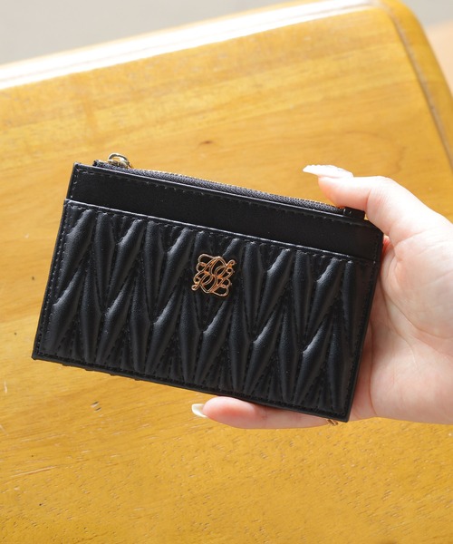 ALTROSE（アルトローズ）の「ミニ財布 カードケース フラグメントケース ロージア（カードケース・レディース・ピンク/アイボリー/ブラック/グレイッシュベージュ/ブルー/ライトグリーン/グレー/ライトイエロー・FREE）」の16枚目の写真