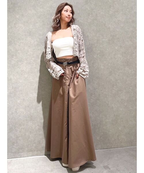 GYDA(ジェイダ)の「BASICベアビスチェ(チューブトップ・レディース・オフホワイト/ブラック・FREE)」の21枚目の写真
