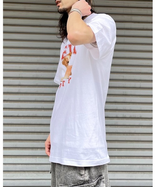 spiritoso(スピリトーゾ)の「RELAX シートプリントTシャツ(Tシャツ/カットソー・レディース・アイボリー/ブラック/ホワイト・LARGE/MEDIUM)」の10枚目の写真