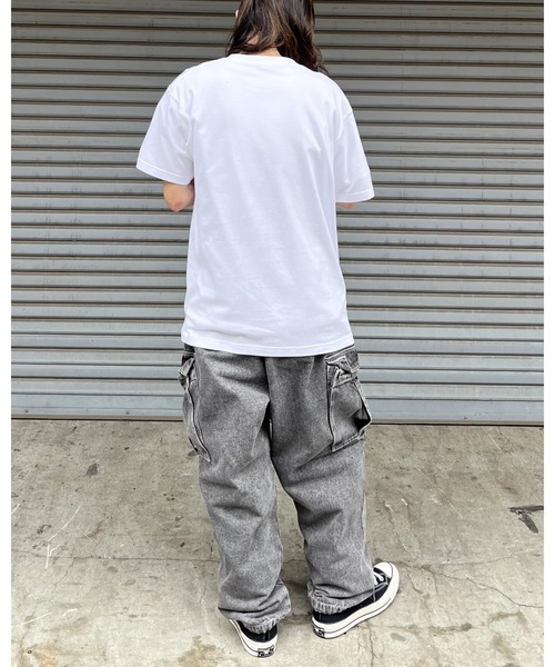 spiritoso(スピリトーゾ)の「RELAX シートプリントTシャツ(Tシャツ/カットソー・レディース・アイボリー/ブラック/ホワイト・LARGE/MEDIUM)」の13枚目の写真