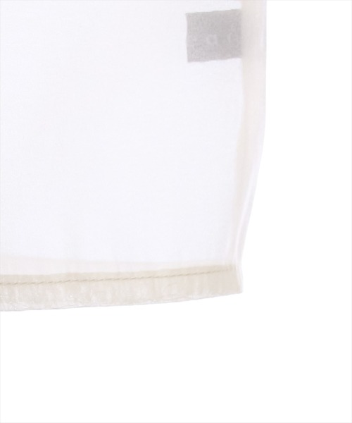 clear(クリア)の「リボン付きショート丈シアーシャツ(シャツ/ブラウス・レディース・ピンク/オフホワイト/グレー/サックスブルー/ライトベージュ/ブルーグレー・F)」の16枚目の写真