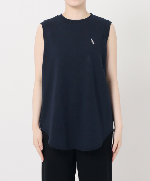 AMERICANA(アメリカーナ)の「【AMERICANA/アメリカーナ】別注 ワンポイント刺繍タンクトップ(Tシャツ/カットソー・レディース・ネイビー・FREE)」の16枚目の写真