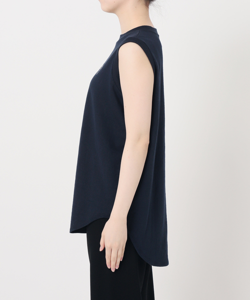 AMERICANA(アメリカーナ)の「【AMERICANA/アメリカーナ】別注 ワンポイント刺繍タンクトップ(Tシャツ/カットソー・レディース・ネイビー・FREE)」の17枚目の写真