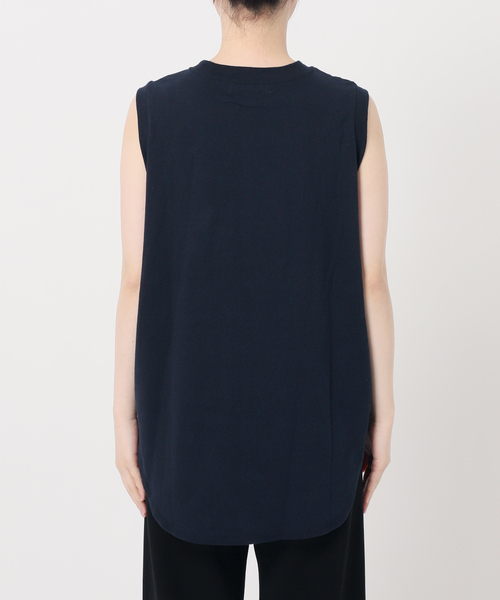 AMERICANA(アメリカーナ)の「【AMERICANA/アメリカーナ】別注 ワンポイント刺繍タンクトップ(Tシャツ/カットソー・レディース・ネイビー・FREE)」の18枚目の写真