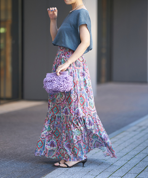 IENA LA BOUCLE DEVEAUX 更紗スカート（スカート）｜IENA LA BOUCLE