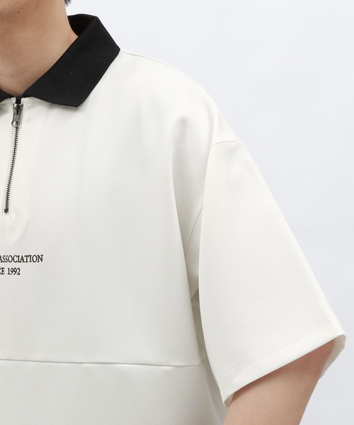 LAKOLE（ラコレ）の「襟付きハーフZIP半袖プルオーバー / 129663（シャツ/ブラウス・メンズ・ブラック/グリーン/ホワイト・MEDIUM/LARGE/X-LARGE）」の20枚目の写真