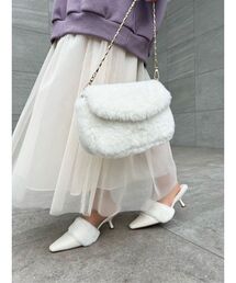 RESEXXY | コンパクトファーバッグ(ハンドバッグ)