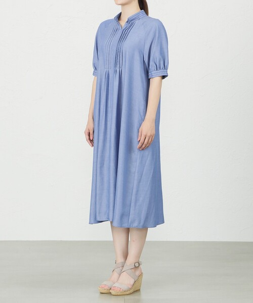 【セール】シャルマンダンガリースキッパーワンピース（ワンピース）｜AMACA（アマカ）