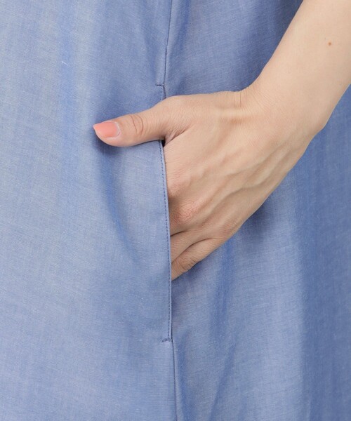 【セール】シャルマンダンガリースキッパーワンピース（ワンピース）｜AMACA（アマカ）