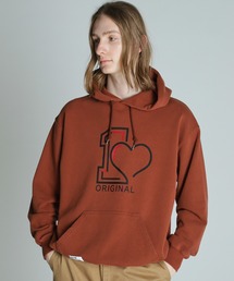 Schott（ショット）の「Schott/ショット/ORIGINAL HEART HOODED SWEAT/オリジナルハート パーカー（パーカー）」