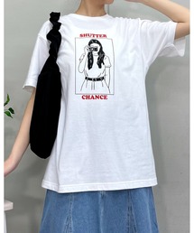 【RGY】SHUTTER CHANCE デザインプリントTシャツ (CP)