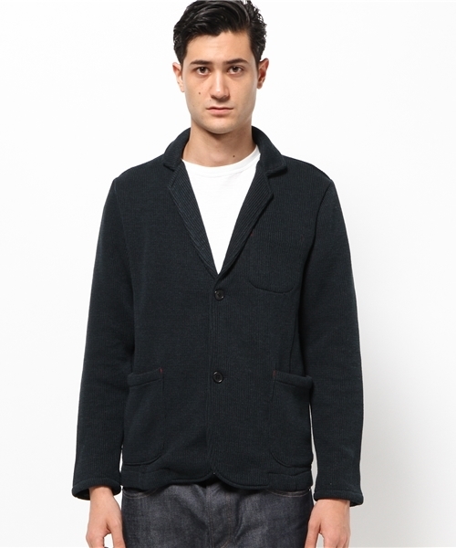 Denime（ドゥニーム）の「ダブルフェイスJK（テーラードジャケット・メンズ・ネイビー/カーキ/ブラック・LARGE/MEDIUM/X-LARGE）」の16枚目の写真