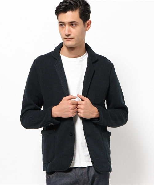 Denime（ドゥニーム）の「ダブルフェイスJK（テーラードジャケット・メンズ・ネイビー/カーキ/ブラック・LARGE/MEDIUM/X-LARGE）」の12枚目の写真