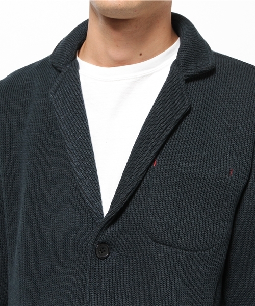 Denime（ドゥニーム）の「ダブルフェイスJK（テーラードジャケット・メンズ・ネイビー/カーキ/ブラック・LARGE/MEDIUM/X-LARGE）」の13枚目の写真