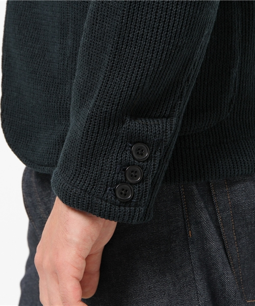 Denime（ドゥニーム）の「ダブルフェイスJK（テーラードジャケット・メンズ・ネイビー/カーキ/ブラック・LARGE/MEDIUM/X-LARGE）」の14枚目の写真