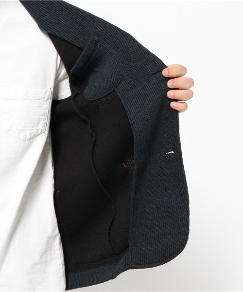 Denime（ドゥニーム）の「ダブルフェイスJK（テーラードジャケット・メンズ・ネイビー/カーキ/ブラック・LARGE/MEDIUM/X-LARGE）」の8枚目の写真