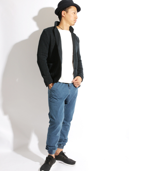 Denime（ドゥニーム）の「ダブルフェイスJK（テーラードジャケット・メンズ・ネイビー/カーキ/ブラック・LARGE/MEDIUM/X-LARGE）」の5枚目の写真