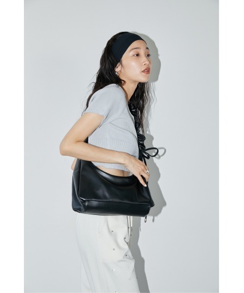 DRWCYS（ドロシーズ）の「ギャザーハンドルバック（ハンドバッグ・レディース・ホワイト/ブラック・FREE）」の7枚目の写真