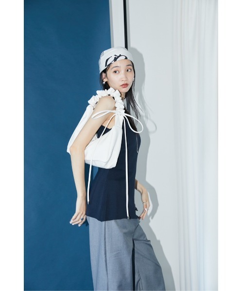 DRWCYS（ドロシーズ）の「ギャザーハンドルバック（ハンドバッグ・レディース・ホワイト/ブラック・FREE）」の15枚目の写真