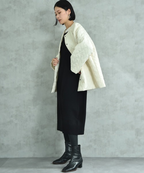 actuel（アクチュエル）の「【ａｃｔｕｅｌ】キルトショートコート（その他アウター・レディース・ブラック/ナチュラル・FREE）」の19枚目の写真