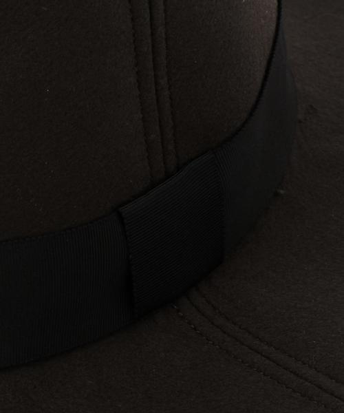 KIJIMA TAKAYUKI（キジマ　タカユキ）の「KIJIMA TAKAYUKI（キジマタカユキ） PE WIDEBLIM HAT◆（ハット・レディース・ブラック/ブラウン・1）」の5枚目の写真