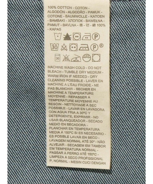 Levi's(リーバイス)の「Levi's/リーバイス WELLTHREAD(R) TYPE II トラッカージャケット ダークインディゴ RIGID(デニムジャケット・メンズ・ダークインディゴブルー・S/XL/L/M)」の8枚目の写真