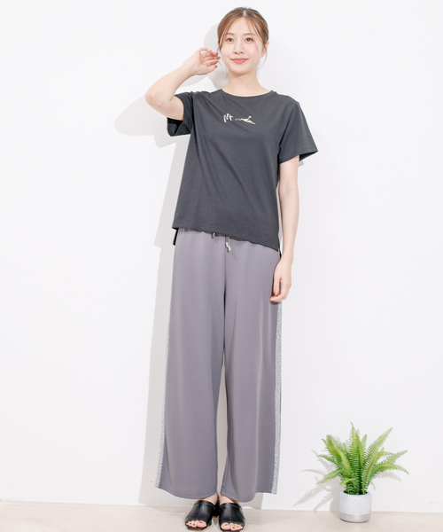 Jayro(ジャイロ)の「プレーデイング天竺カットソー(Tシャツ/カットソー・レディース・ライトグリーン/ホワイト系その他/ブラック/カーキ・M)」の22枚目の写真