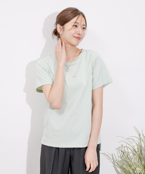 Jayro(ジャイロ)の「プレーデイング天竺カットソー(Tシャツ/カットソー・レディース・ライトグリーン/ホワイト系その他/ブラック/カーキ・M)」の19枚目の写真