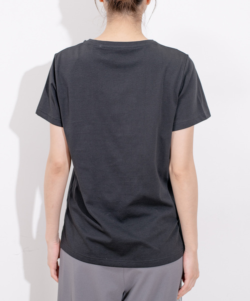 Jayro(ジャイロ)の「プレーデイング天竺カットソー(Tシャツ/カットソー・レディース・ライトグリーン/ホワイト系その他/ブラック/カーキ・M)」の13枚目の写真