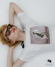 VIS | 【AUDREY HEPBURN COLLECTION BY JUN】フォトプリントTシャツ(Tシャツ/カットソー)