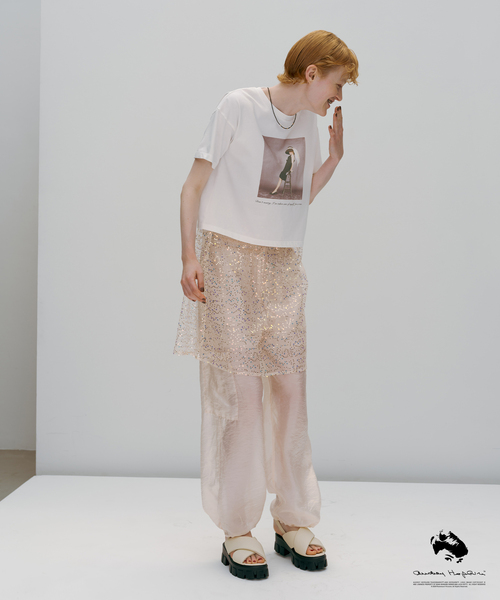 VIS(ビス)の「【販売終了】【AUDREY HEPBURN COLLECTION BY JUN】フォトプリントTシャツ(Tシャツ/カットソー・レディース・ホワイト系その他/ホワイト・FREE)」の8枚目の写真