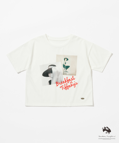 VIS(ビス)の「【販売終了】【AUDREY HEPBURN COLLECTION BY JUN】フォトプリントTシャツ(Tシャツ/カットソー・レディース・ホワイト系その他/ホワイト・FREE)」の20枚目の写真