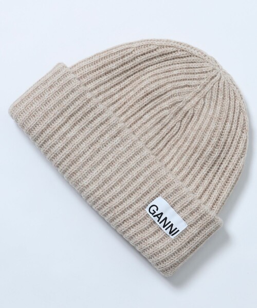 GANNI ベージュ ニットビーニー 楽天市場】【8/1～3限定・最大2万円OFFクーポン配布中】GANNI