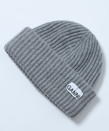 GANNI | GANNI/ガニー RIB KNIT BEANIE / A4429 / リブニットビーニー(ニットキャップ/ビーニー)