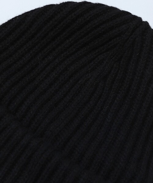 GANNI（ガニー）の「GANNI/ガニー RIB KNIT BEANIE / A4429 / リブニットビーニー（ニットキャップ/ビーニー・レディース・ベージュ/ブラック/グレー/ピンク・ONE SIZE）」の13枚目の写真