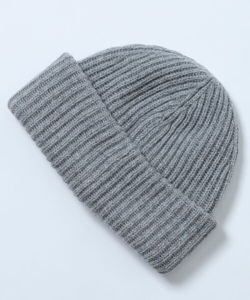 GANNI（ガニー）の「GANNI/ガニー RIB KNIT BEANIE / A4429 / リブニットビーニー（ニットキャップ/ビーニー・レディース・ベージュ/ブラック/グレー/ピンク・ONE SIZE）」の10枚目の写真