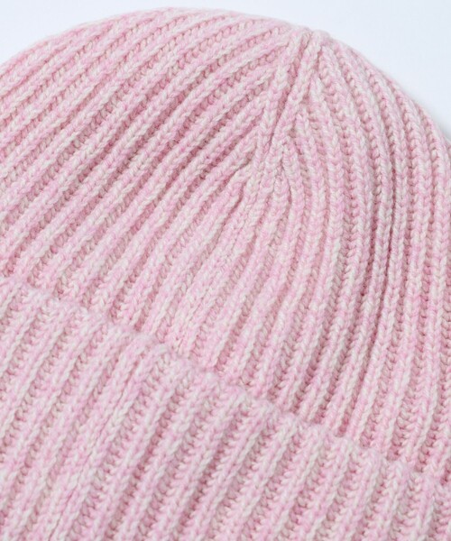 GANNI（ガニー）の「GANNI/ガニー RIB KNIT BEANIE / A4429 / リブニットビーニー（ニットキャップ/ビーニー・レディース・ベージュ/ブラック/グレー/ピンク・ONE SIZE）」の5枚目の写真