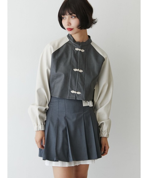 セール】【ZOZOTOWN限定】クロップドチャイナブルゾン（ブルゾン