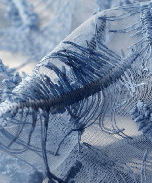 MIMIMEMETE（ミミメメット）の「シアージャガード ラップスカート（スカート・レディース・ブルー/ブラック・M）」の12枚目の写真