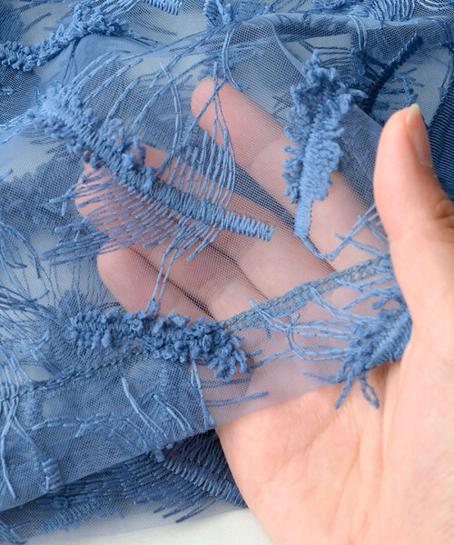 MIMIMEMETE（ミミメメット）の「シアージャガード ラップスカート（スカート・レディース・ブルー/ブラック・M）」の16枚目の写真