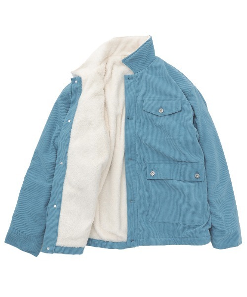 チチカカ（チチカカ）の「コーデュロイ裏ボアブルゾン【ユニセックス】（ブルゾン・メンズ・グレー/ブルー・FREE）」の15枚目の写真