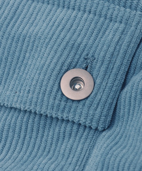 チチカカ（チチカカ）の「コーデュロイ裏ボアブルゾン【ユニセックス】（ブルゾン・メンズ・グレー/ブルー・FREE）」の19枚目の写真