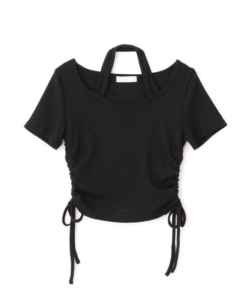 FREE'S MART（フリーズマート）の「◆ホルターネックコンパクトカットソー（Tシャツ/カットソー・レディース・ブラック/ライトグリーン/ホワイト・FREE）」の20枚目の写真