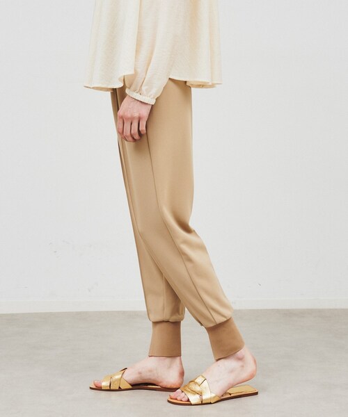 cloenc(クロエンス)の「◆【手洗い可】カットジョーゼットジョガーパンツ(その他パンツ・レディース・ブルー系その他/ブラック/ナチュラル/ブラウン系・01/02/03)」の8枚目の写真