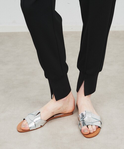 cloenc(クロエンス)の「◆【手洗い可】カットジョーゼットジョガーパンツ(その他パンツ・レディース・ブルー系その他/ブラック/ナチュラル/ブラウン系・01/02/03)」の22枚目の写真