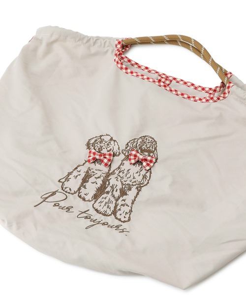 ROPE' PICNIC（ロペピクニック）の「【comif(コミフ)×ROPE' PICNIC】刺繍トートバッグ（トートバッグ・レディース・ベージュ系その他/ライトグレー・FREE）」の18枚目の写真